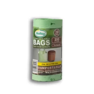 Image of Biobag Compostable 20 Litre Bags T-Shirt Style x 20