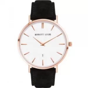 Image of Unisex Abbott Lyon Kensington 40 Suede Watch