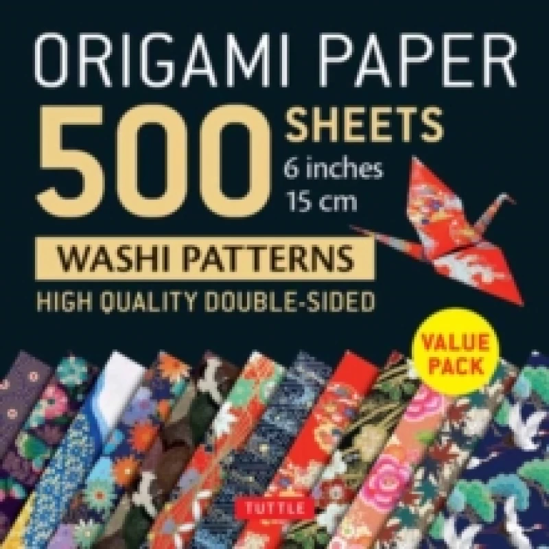 Image of Origami Paper 500 Sheets Japanese Washi Patterns 6 (15 Cm). Paperback. By Tuttle Publishing" Books