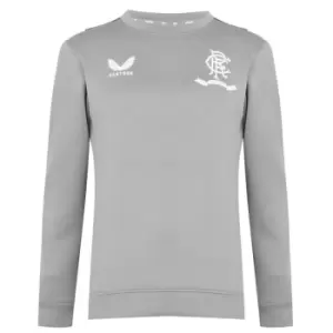 Image of Castore Rangers FC Training Sweatshirt Mens - Grey