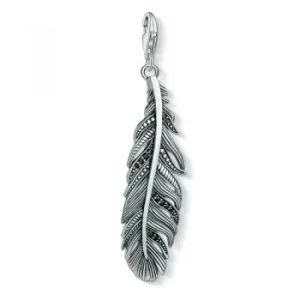 Image of Thomas Sabo Sterling Silver Charm Club Ethnic Feather Charm