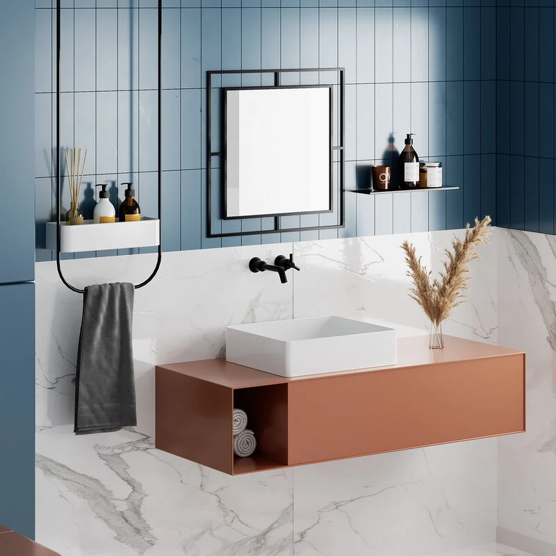 Image of DECORTIE Decortie - corner mirror - Black - Black M.DK.T.23211.2