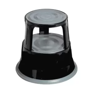 Image of Premier Housewares 2 Tier Black Step Stool