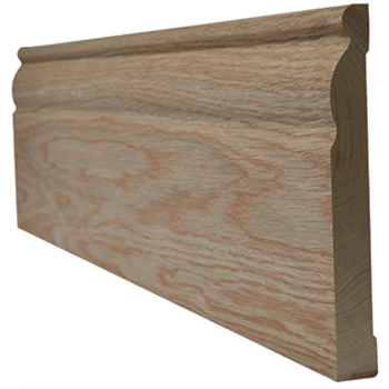 Image of Ogee Internal Unfinished Oak Skirting - 95 x 3000mm