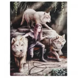 Image of 19 x 25cm Power of Three Canvas Plaque By Anne Stokes