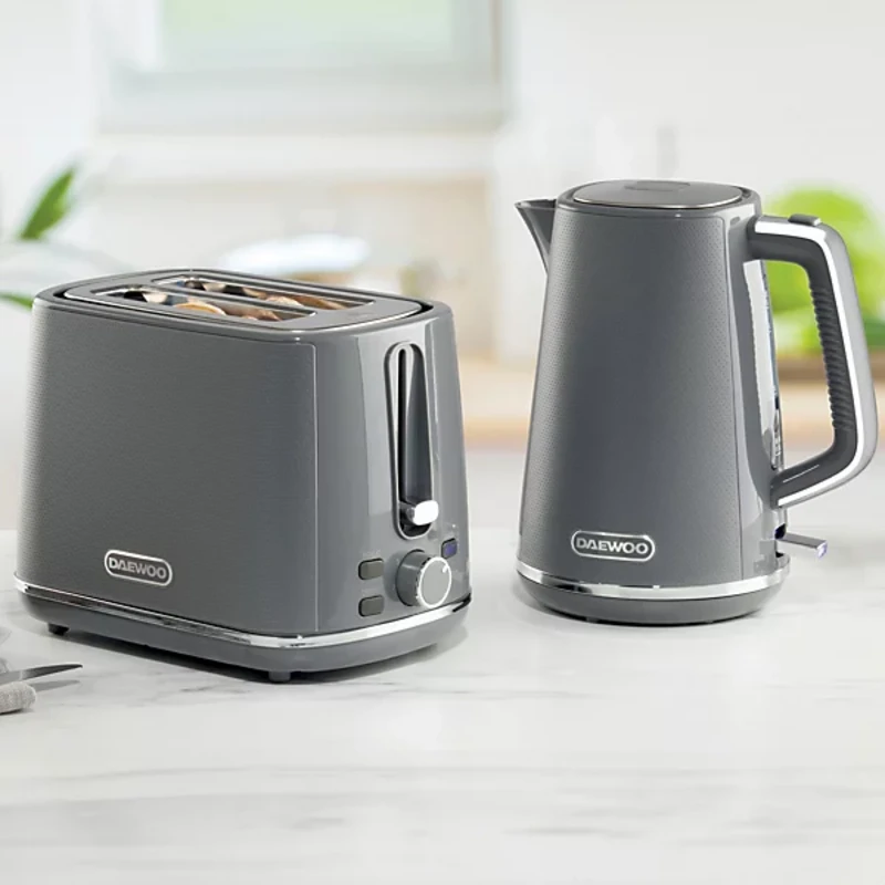 Image of Daewoo SDA2683GE Stirling 1.7L Jug Kettle & 2 Slice Toaster Set