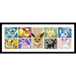 Image of Pokemon Eevee Evolution Framed Collector Print