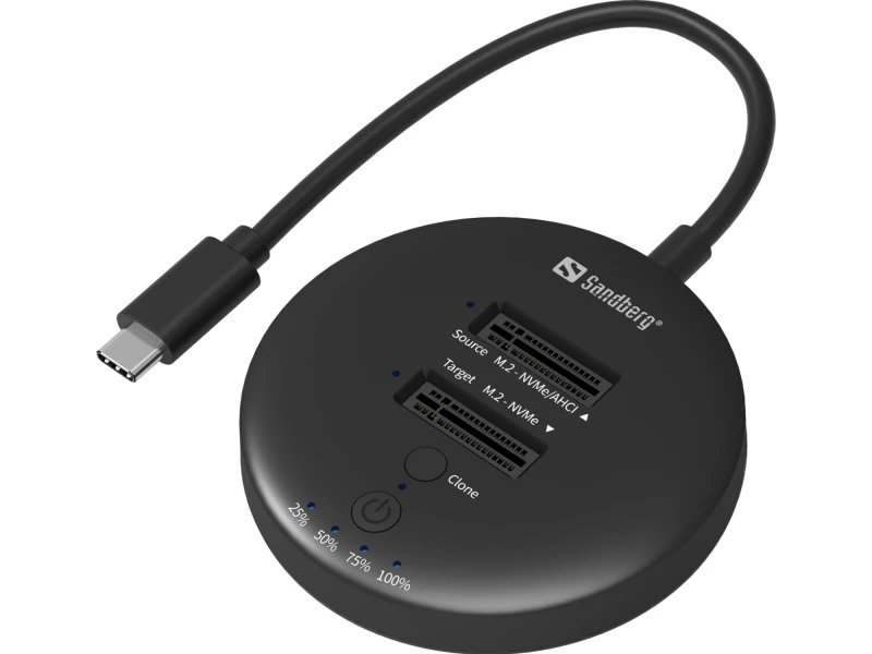 Image of Sandberg USB3.2 Cloner Dock for NVMe M.2 SSD