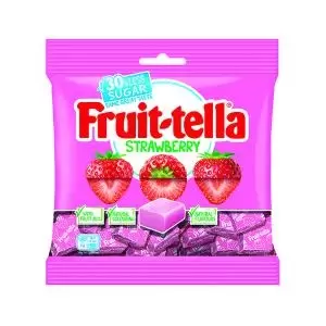 Image of Fruittella Reduced Sugar Strawberry 120g 1225 PR77891