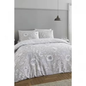 Image of Catherine Lansfield Tapestry Floral Easy Care Reversible Duvet Set