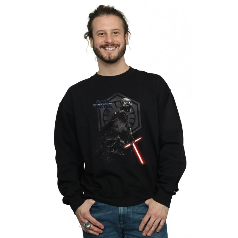 Image of Disney Men Star Wars The Rise Of Skywalker Kylo Ren Vader Remains Sweatshirt in Black Size: Small Black S Male 5059400283976
