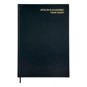 Image of Office A4 201819 Academic Mid Year Diary Week to View Vinyl Coated