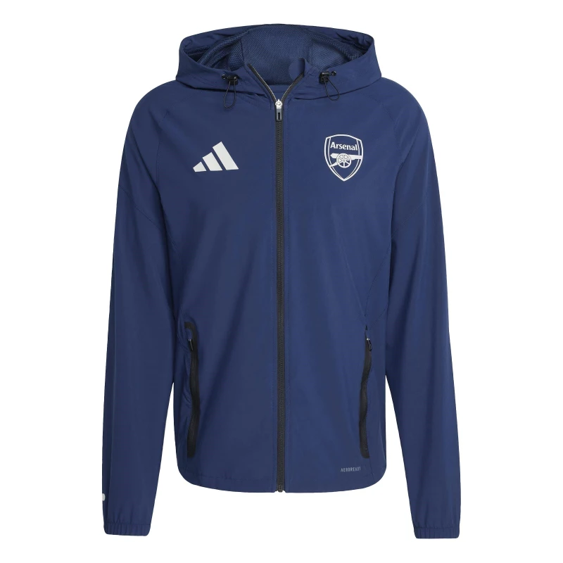 Image of adidas Arsenal Vis Tech Travel Jacket Mens Black male M