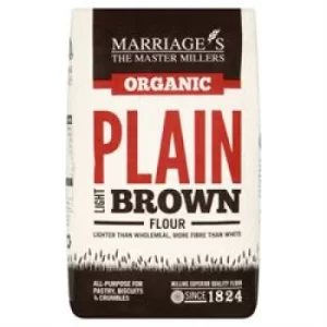 Image of W H Marriage Organic Light Brown Plain 1000g