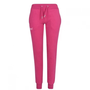 Image of Superdry Logo Jogging Pants - Magenta 5ES