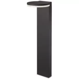 Image of Idealluxlighting - Ideal Lux Path Round Outdoor Bollard Anthracite IP65 4000K