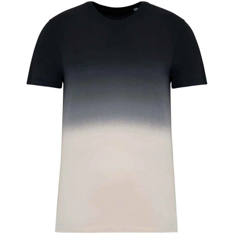 Image of Native Spirit Mens Dip Dye T-Shirt in Black Size: XS Black Male XS