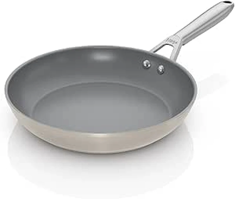 Image of Ninja UK Ninja Ceramic Pro 28cm Frying Pan - Stone CW30028UKST