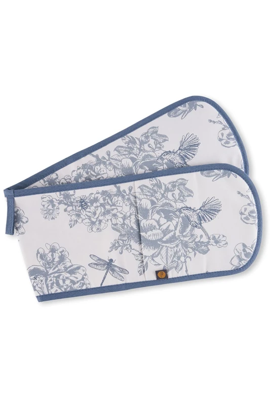 Image of VICTORIA EggS Wildlife in Spring Cotton Oven Glove 18 x 82cm Multi