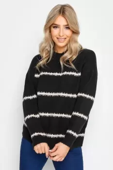 Image of Womens Blurred Stripe Jumper