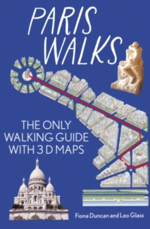 Image of Paris On Foot City Guide - the best walks around Paris : The only walking guide with 3D maps Paperback / softback