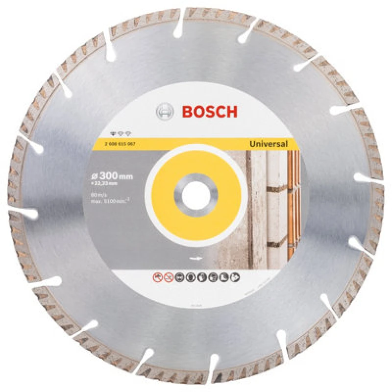 Image of Bosch PRO Multi Material Diamond Disc 300 x 22.23mm 2608615067 2608615067