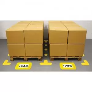 Image of Floor Signals - Circle - 90mm Dia - Pack of 100 - Blue