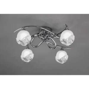 Image of Fragma ceiling lamp 4 bulbs G9, polished chrome