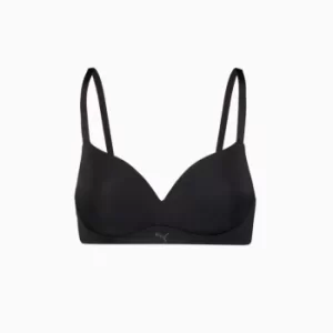 Image of PUMA Womens Soft Padded Bra 1 Pack, Black, size 34C, Clothing