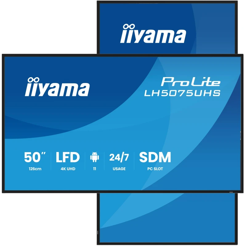 Image of iiyama LH5075UHS-B2AG Signage Display Digital signage flat panel 125.7