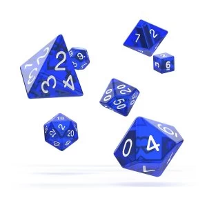 Image of Oakie Doakie Dice RPG Set Translucent Blue