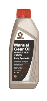 Image of MVMTF Plus Transmission Fluid 75W90 - 1 Litre MVMTFP1L COMMA