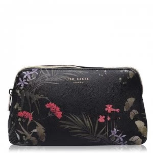 Image of Ted Baker Aerine Crosshatch Make Up Bag - black
