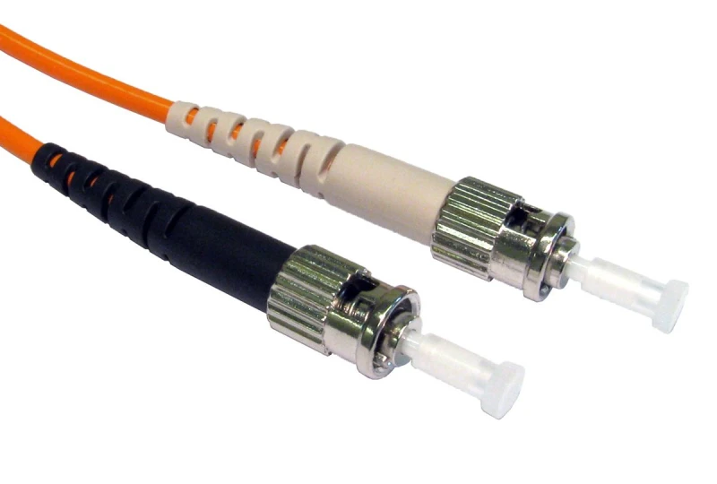 Image of Cables Direct 3m OM2 Fibre Optic Cable, ST - ST (Multi-Mode)