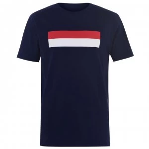 Image of New Balance Athletic Strap T Shirt Mens - Navy