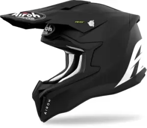 Image of Airoh Strycker Color Carbon Motocross Helmet, black, Size S, black, Size S