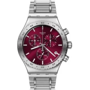 Image of Unisex Swatch Purple Irony New Irony Chrono Watch