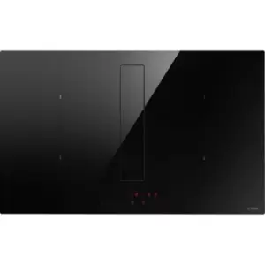 Image of Elica NIKOLATESLA FIT XL BL/A/83 83cm Venting Induction Hob - Black Glass - For External / Recirculation Ventilation
