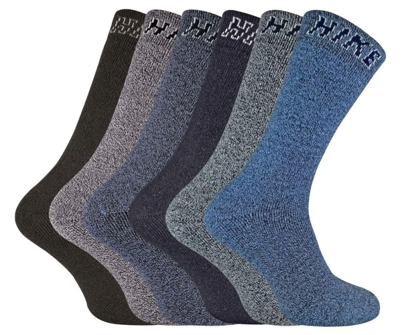 Image of Sock Snob Sock Snob Men 6 Pack Soft Breathable Cotton Hiking Socks for Summer Size: 6-11 Multi 6-11 Male 5060597075145