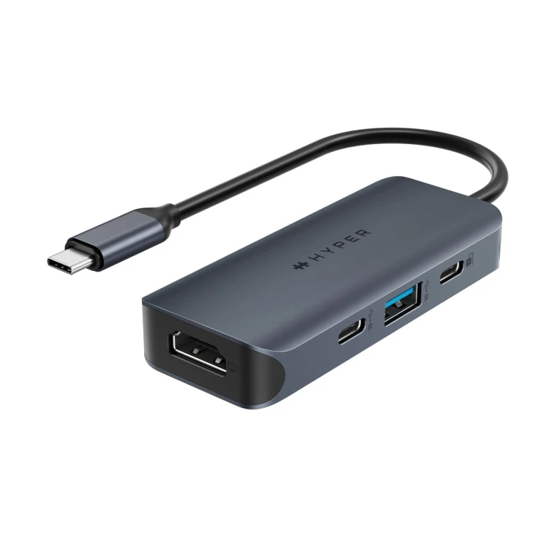 Image of HYPER HD4001GL interface hub USB 3.2 Gen 1 (3.1 Gen 1) Type-C 10000 Mb