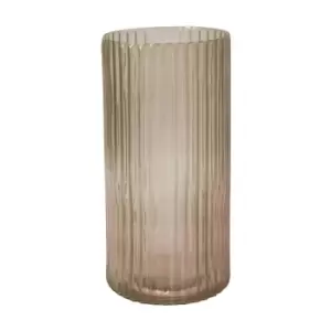 Image of Ivyline Daphne Ribbed Vase Apricot
