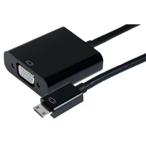 Image of Maplin Mini HDMI Male to VGA Female Adapter Cable 3.5mm Jack USB Power Port 15cm