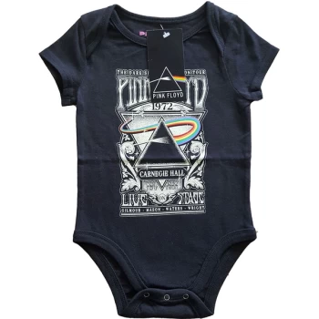 Image of Pink Floyd - Carnegie Hall Poster Kids 0-3 Months Babywear - Black