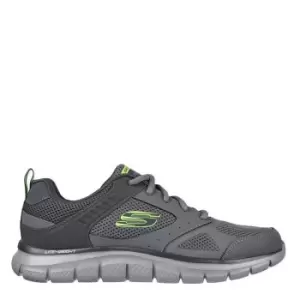 Image of Skechers Lace-Up Sneaker W Overlays & - Grey