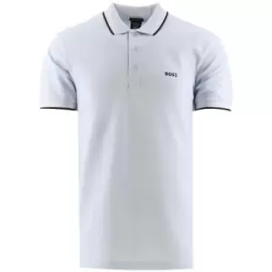 Image of BOSS Light Pastel Blue Paddy Polo Shirt