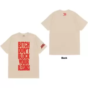 Image of French Montana - Don't Block Your Blessings Unisex XX-Large T-Shirt - Neutral