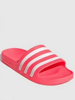 Image of Adidas Adilette Aqua Slides - Pink