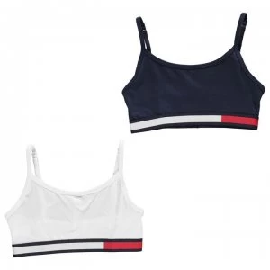 Image of Tommy Hilfiger Flag Band Bra - White/Navy