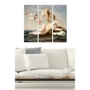 Image of MDF751012081 Multicolor Decorative MDF Painting (3 Pieces)