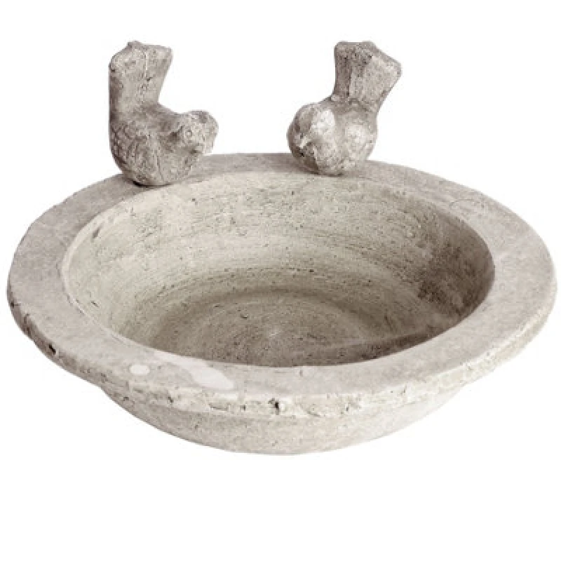 Image of Hill Interiors UK Homeliving Stone Effect Bird Bath Large